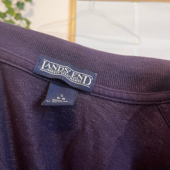 Lands End Purple Polo, men's size S - Picture 9 of 9